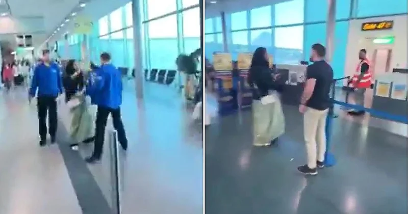 Uçağı kaçırınca kalkışı engellemeye çalışan yolcu gözaltına alındı