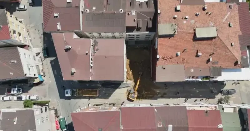 İstanbul da panik anları: 2 bina tahliye edildi!