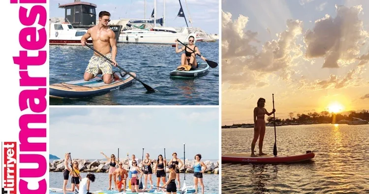 Denizde SUP’er bir moda