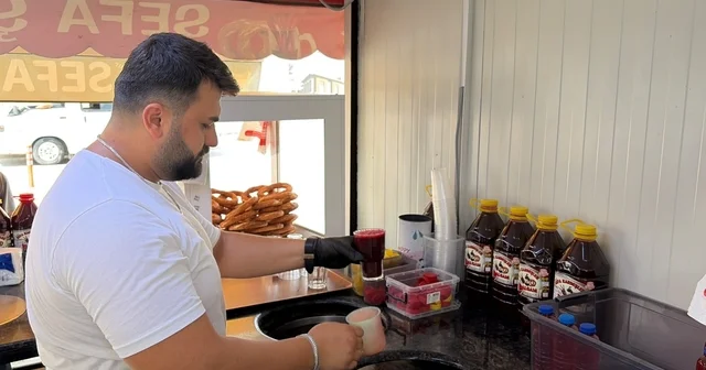 Çukurova sıcağında şalgam ve simit vatandaşların vazgeçilmezi oldu Osmaniye Haberleri Habertürk Yerel Haberler