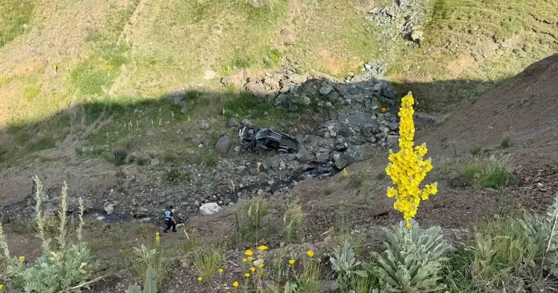 Palandöken Geçidi’nde feci kaza: 150 metrelik uçuruma yuvarlandı