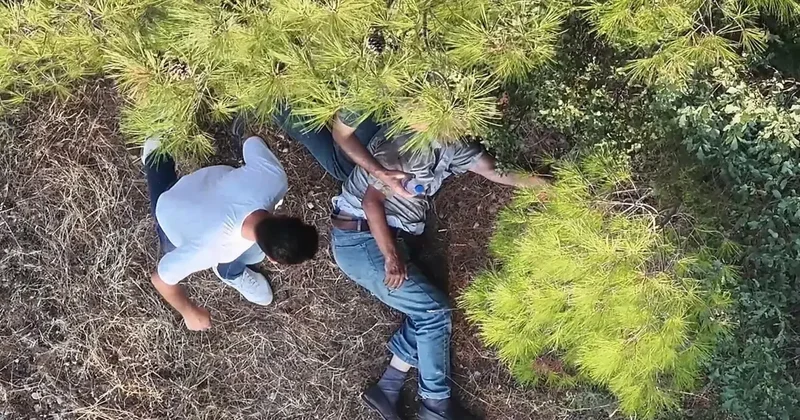 Kayıp huzurevi sakini dron aramasıyla bulundu