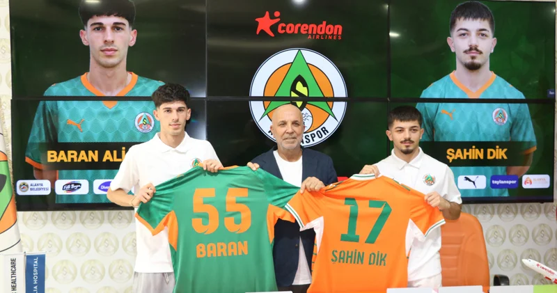 Alanyaspor, Baran Ali Gezek ve Şahin Dik i transfer etti