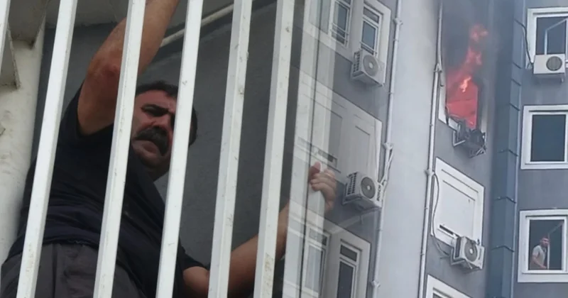 Yangında can pazarı! Alevler iki daireyi küle çevirdi; mahsur kalan aile kurtarıldı Sözcü Gazetesi