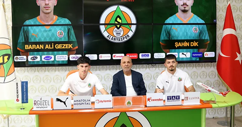 Corendon Alanyaspor’da 2 transfer birden