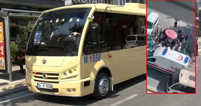 Bahçelievler de minibüste, husumetli olduğu şoförü vurup kaçtı