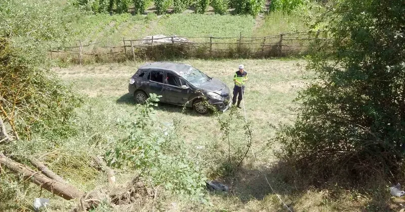 Kastamonu’da otomobil şarampole uçtu: 4 yaralı
