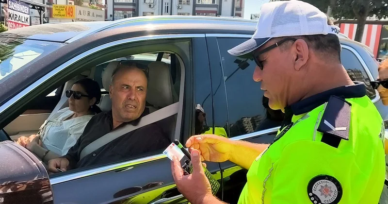 Ceza kesilen sürücünün polislere yanıtı ağızları açık bıraktı
