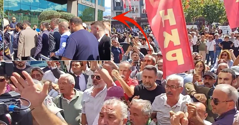 Üsküdar da gergin dakikalar! Seçim bitti, AK Partililer belediye binasına koştu