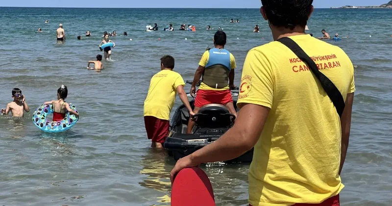 Kocaeli sahillerinde son bir haftada 27 can kurtarıldı