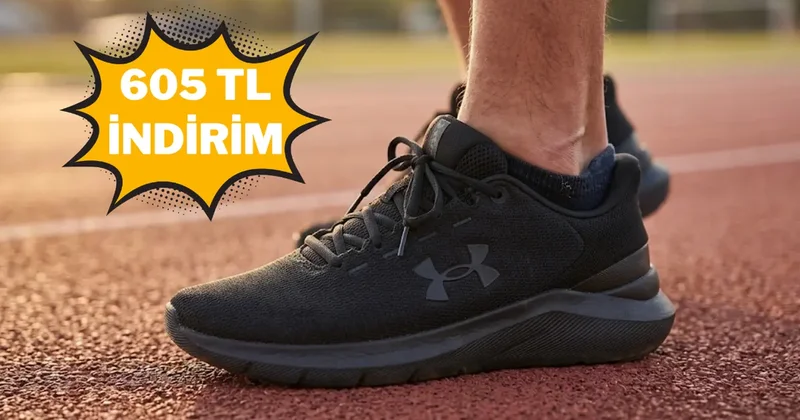 Hafif tasarım ve yumuşak tabanıyla Under Armour ayakkabı indirimde!