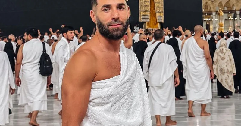 Karim Benzema Kabe ye gitti! Paylaşımına tek cümlelik not