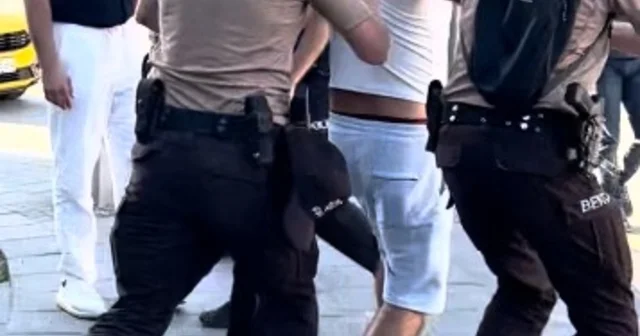 İnşaatta başlayan kavga polis merkezi önünde devam etti Bolu Haberleri Habertürk Yerel Haberler