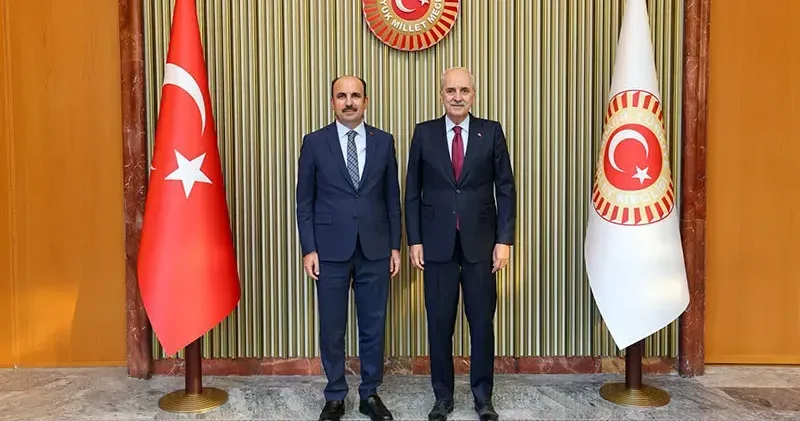 TBMM Başkanı Kurtulmuş, Dünya Belediyeler Birliği Başkanı Altay ı kabul etti