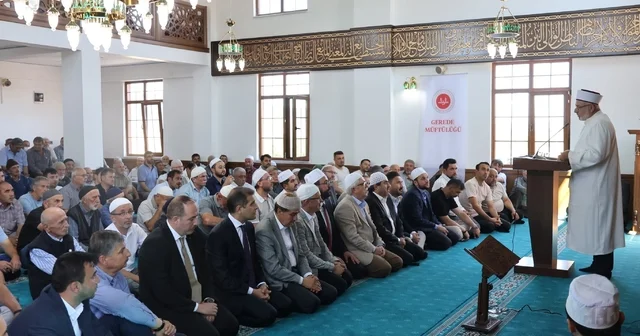 Eski cami korundu, yenisi ibadete açıldı Bolu Haberleri Habertürk Yerel Haberler