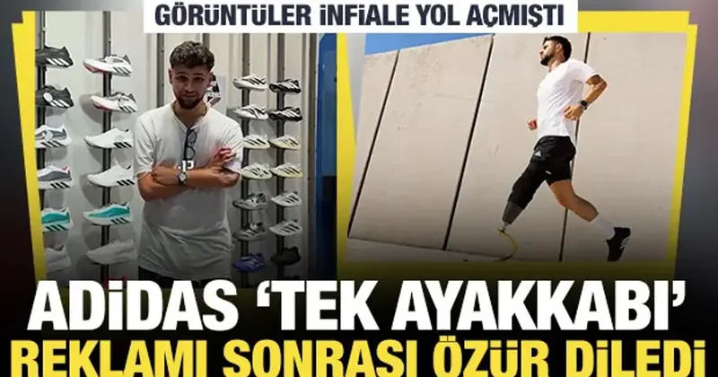 Adidas tek ayakkabı reklamı sonrası özür diledi