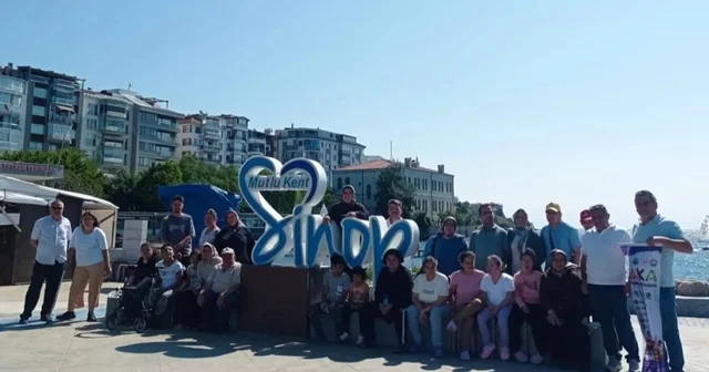 Özel bireyler Sinop un tarihi ve doğal güzelliklerini keşfetti Sinop Haberleri Habertürk Yerel Haberler