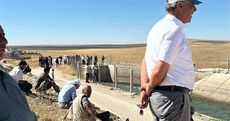 Şanlıurfa da sulama kanalına giren 15 yaşındaki çocuk akıntıya kapılarak kayboldu