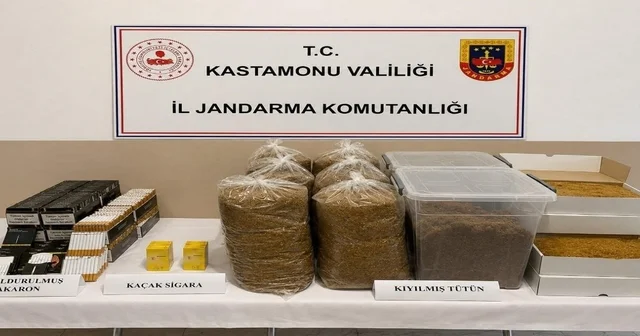 Kastamonu da 4 bin 720 adet doldurulmuş makaron ele geçirildi Kastamonu Haberleri Habertürk Yerel Haberler