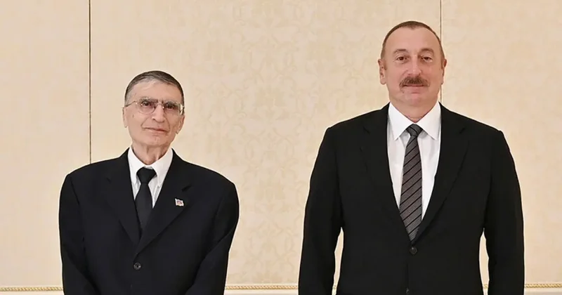 Türk biliminin gururuna Azerbaycan’dan büyük onur! Aliyev den Sancar a Şöhret nişanı