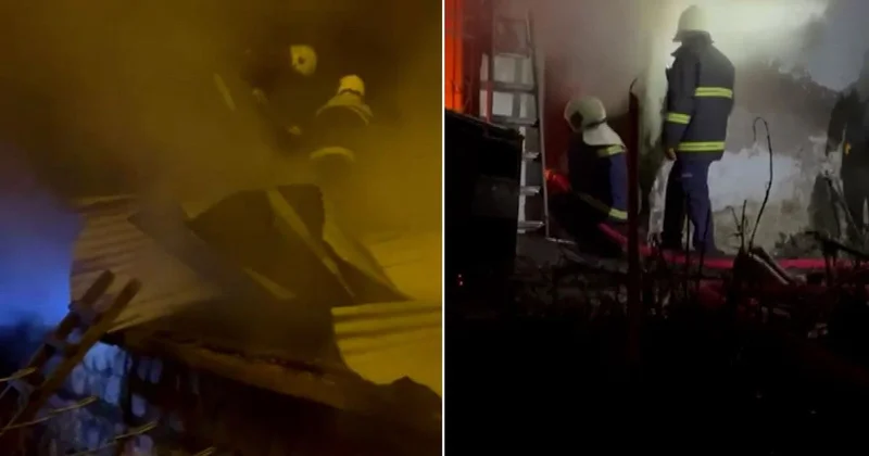 Elazığ Karakoçan da ev yangınında Ağa Üykü ve eşi Hayriye Üykü hayatını kaybetti