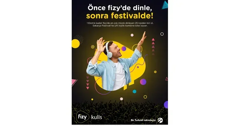 fizy’den Sakarya Festivaline çift kişilik bilet kampanyası