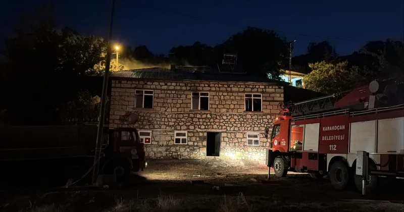 Elazığ da ev yangını: Karı koca hayatını kaybetti