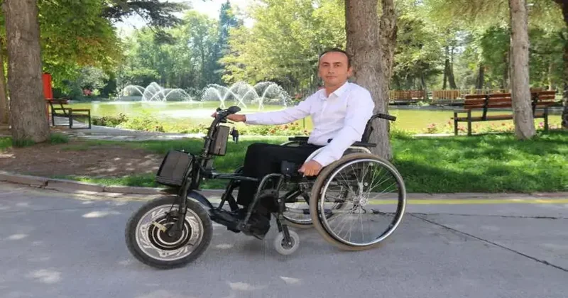 Eskişehir de dikkat çeken icat! 200 bin TL lik aracı 15 bin TL ye yaptı