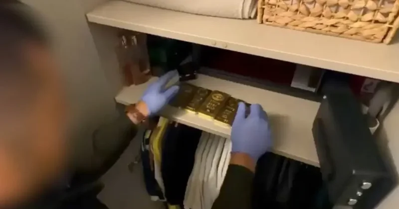 AB fonu yalanıyla 30 milyon TL lik vurgun! 10 kilo külçe altın ele geçirildi