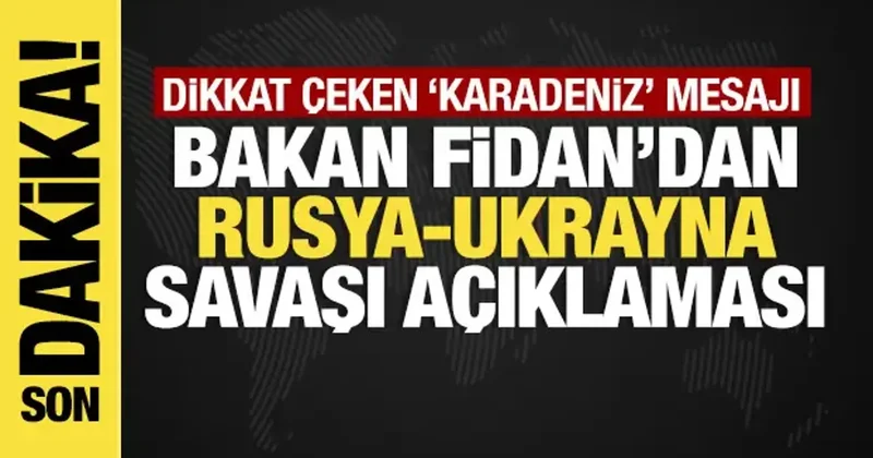 Bakan Fidan: Türkiye başka bir ülke toprağına asker gönderip orada bir saldırı yapmayacak