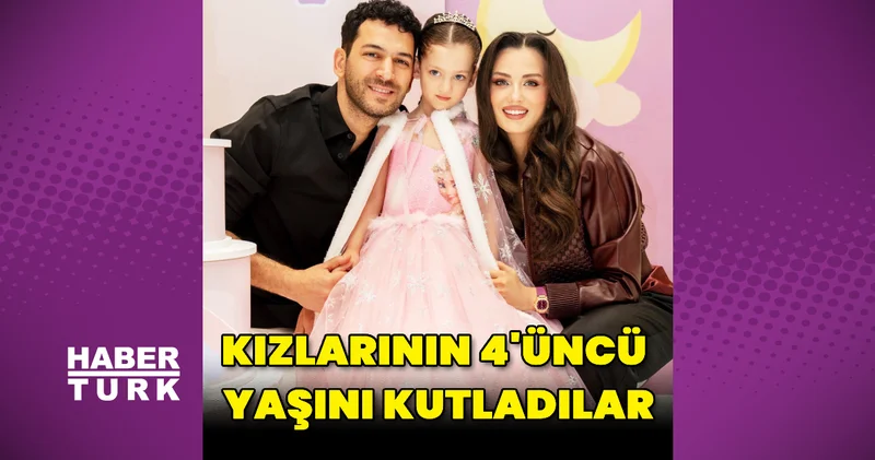 Murat Yıldırım ve Iman Elbani, kızları Miray ın 4 üncü yaşını kutladı