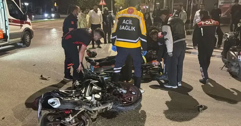 Eskişehir’de 2 motosiklet çarpıştı: 2 ağır yaralı