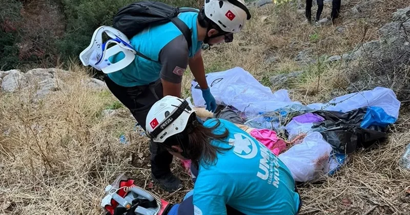 Yamaç paraşütü yaparken düşen Rus turist öldü