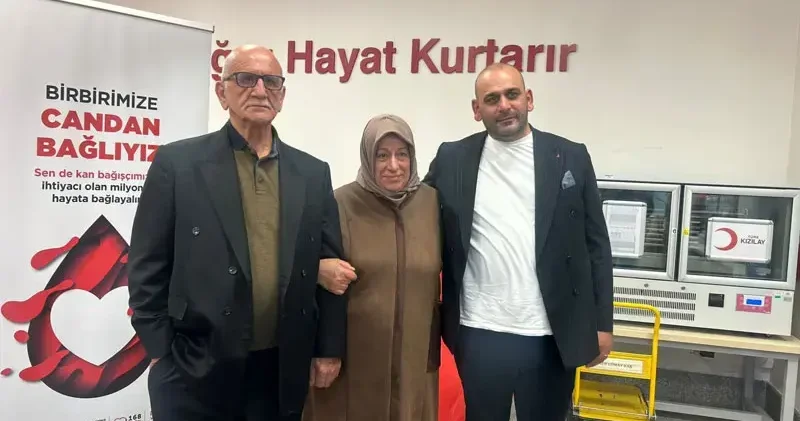Kızılay a 36 kez kan bağışlayan Meryem Çağdaş, ailesini de bağışçı yaptı