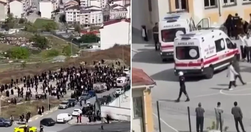 İstanbul da lisede kavga! Ekipler olay yerine sevk edildi