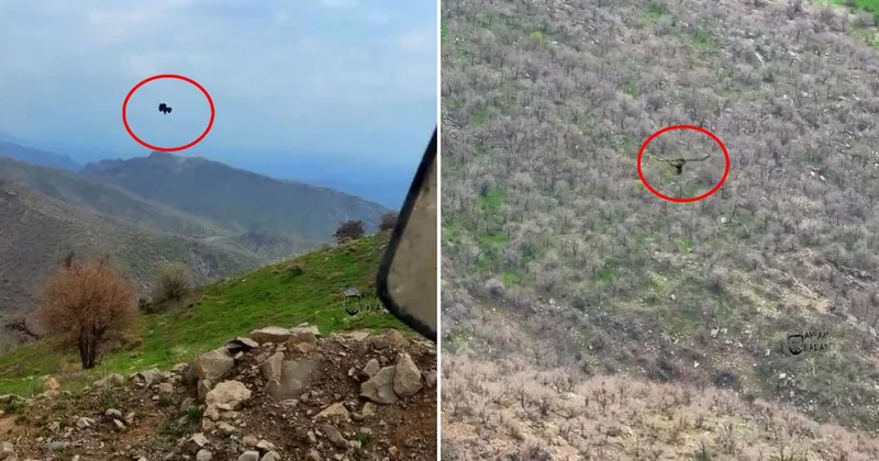 Şırnak ta tesadüfen kaydedilen görüntüye bakın!