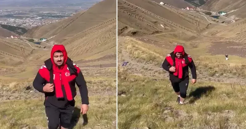 Rıza Kayaalp, dünya şampiyonalarında 11 inci madalya için Erzurum da oksijen depoluyor