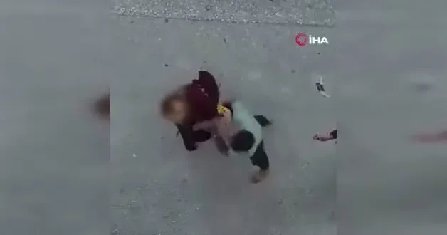 Eskişehir de kadına şiddet görüntüleri pes dedirtti