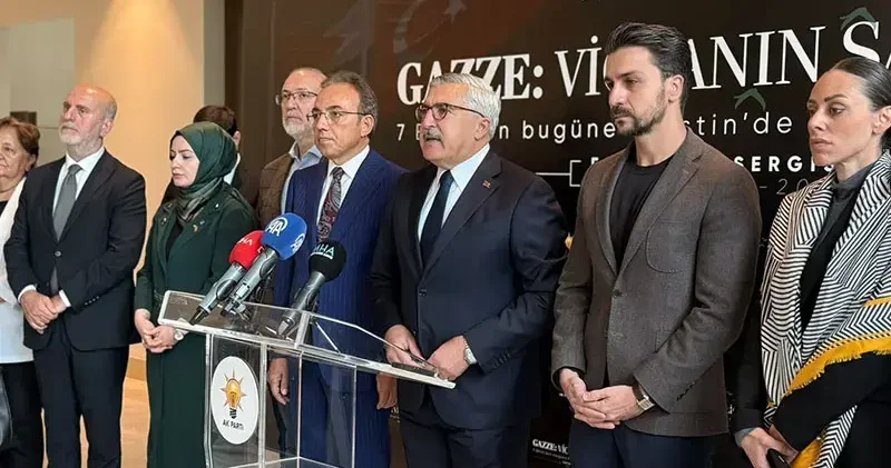 AK Parti de Gazze fotoğraf sergisi