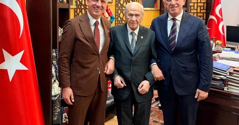 Cumhurbaşkanı Başdanışmanı Oktay Saral, MHP lideri Bahçeli yi ziyaret etti