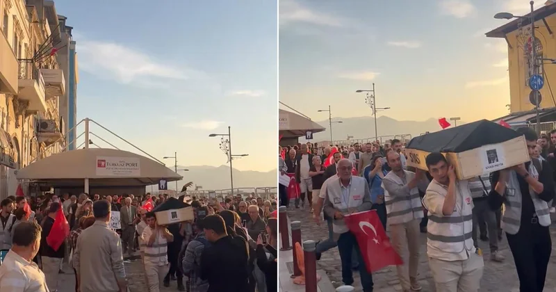 İzmir karıştı! Cemil Tugay a tabutlu gönderme