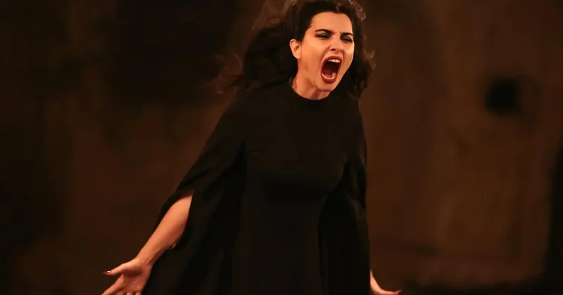 Tuba Büyüküstün korku filmi setini anlattı: Korkanlara selam olsun