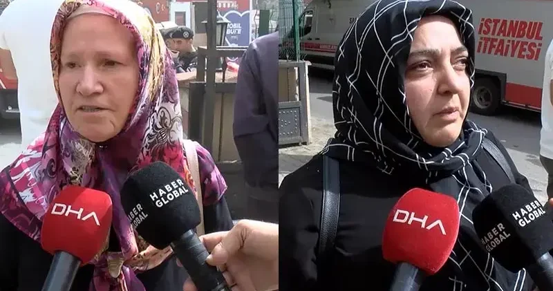 Maltepe’de binanın çöktüğü anları görenler konuştu: Deprem olduğunu zannettik