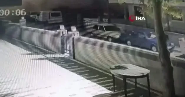 Maltepe deki binanın çökme anı ortaya çıktı!