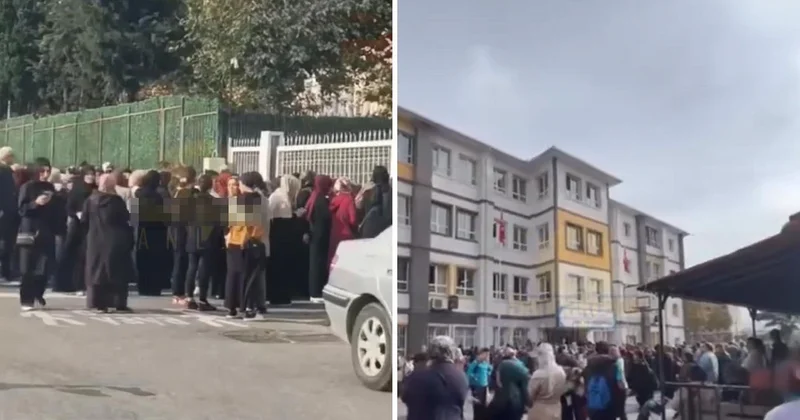 İlçeyi karıştıran fısıltı! Haberi alan veliler okula akın etti