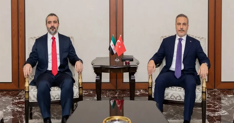 Dışişleri Bakanı Hakan Fidan, Suriyeli mevkidaşı Şeybani ile bir araya geldi