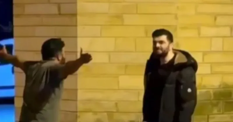 Sarıyer de dehşetin görüntüleri ortaya çıktı: Milyonluk alacak meselesinde kan aktı! Silahsız adama silah çekiyorsun...