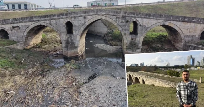 E 5 in yanında çukura terk edildi: En büyük gözü 8,8 metre uzunluğunda