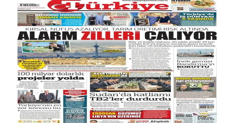 100 milyar dolarlık projeler yolda! 8 Kasım 2025 gazete manşetleri