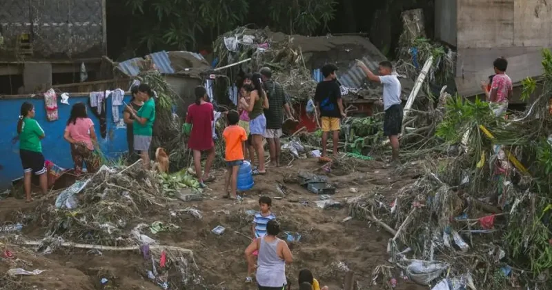 Kalmaegi Tayfunu nda bilanço ağırlaşıyor! Can kaybı 204 e çıktı!